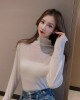 Half high collar tops long sleeve T-shirt for women – PRYCUS MITCHELL INC