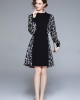 Slim knitted Pseudo-two printing dress for women – PRYCUS MITCHELL INC