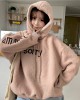 Thick hooded plus velvet letters hoodie for women – PRYCUS MITCHELL INC