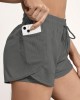 Women’s 2-in-1 Yoga Shorts With Quick-Drying Fabric And Mesh Pockets For Casual Fitness And Gym Workouts – PRYCUS MITCHELL INC