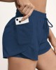 Women’s 2-in-1 Yoga Shorts With Quick-Drying Fabric And Mesh Pockets For Casual Fitness And Gym Workouts – PRYCUS MITCHELL INC