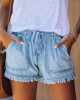 Womens Lightweight Shorts Casual Baggy Trendy Short Pants Elastic Waist Drawstring Comfy Shorts – PRYCUS MITCHELL INC