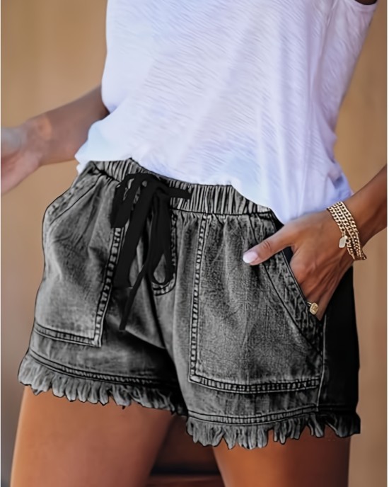 Womens Lightweight Shorts Casual Baggy Trendy Short Pants Elastic Waist Drawstring Comfy Shorts – PRYCUS MITCHELL INC