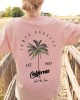 Coconut Tree Print Crew Neck T-shirt, Casual Short Sleeve Summer Daily Top, Women’s Clothing – PRYCUS MITCHELL INC