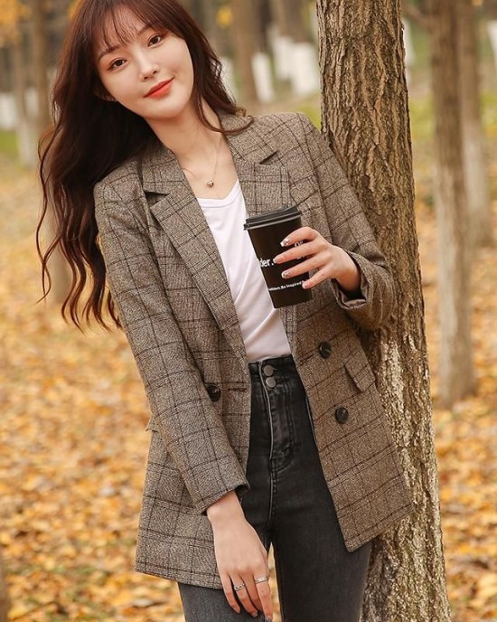 Slim fashion business suit Korean style coat for women – PRYCUS MITCHELL INC