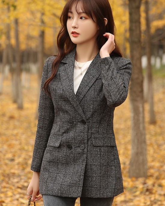 Slim fashion business suit Korean style coat for women – PRYCUS MITCHELL INC