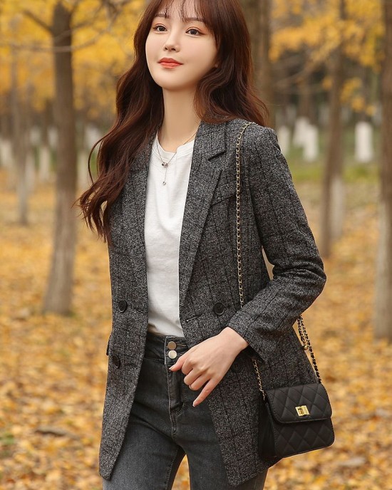 Slim fashion business suit Korean style coat for women – PRYCUS MITCHELL INC