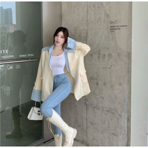 Pseudo-two Korean style business suit loose fashion coat – PRYCUS MITCHELL INC