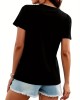 Women’s Letter Print Casual T-Shirt – Comfortable Crew Neck Short Sleeve Top for Sports and Summer – PRYCUS MITCHELL INC