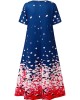 Casual Dress Swing Dress Floral Dress Midi Dress White Red Green Short Sleeve Heart Print Summer Spring V Neck Basic Vacation Loose Fit 2023 S M L XL XXL XXXL 4XL 5XL – PRYCUS MITCHELL INC