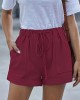 Drawstring Elastic Waist Shorts, Casual Comfortable Shorts With Pockets For Summer, Women’s Clothing – PRYCUS MITCHELL INC