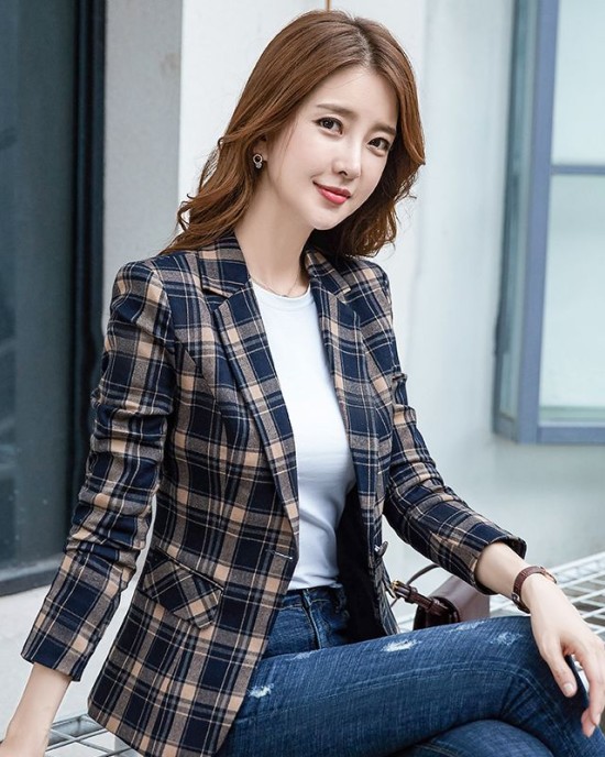 Casual retro business suit spring and autumn coat for women – PRYCUS MITCHELL INC