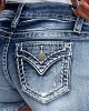 Embroidered Pockets Washed Denim Shorts, Raw Hem Slash Pockets Short Denim Pants, Women’s Denim Jeans & Clothing – PRYCUS MITCHELL INC