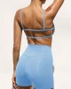 Women’s 2-Piece Activewear Set, Scoop Neck Backless Strappy Sports Bra, High-Waisted Yoga Shorts, Gym Workout Clothing, Seamless, Quick-Dry, – PRYCUS MITCHELL INC