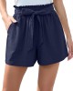 Women Casual Shorts Bowknot Tie Waist Summer Shorts with Pockets – PRYCUS MITCHELL INC