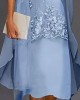 Dress Set Lace Dress Midi Dress Light Blue Green Gray Half Sleeve Floral Embroidered Layered Patchwork Summer Spring Fall Crew Neck Elegant Chinoiserie 2023 M L XL XXL XXXL 4XL 5XL – PRYCUS MITCHELL INC