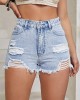 Women’s Raw Hem High Waist Denim Shorts with Pocket – PRYCUS MITCHELL INC