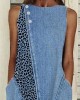 Denim Dress Casual Dress Midi Dress Denim Fashion Modern Outdoor Daily Vacation Crew Neck Button Pocket Sleeveless Summer Spring 2023 Regular Fit Blue Leopard S M L XL 2XL – PRYCUS MITCHELL INC