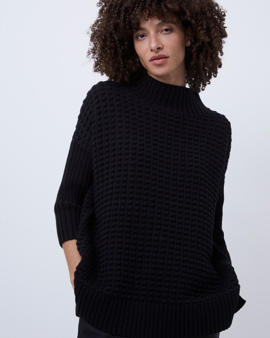 Mozart Popcorn High Neck Sweater – PRYCUS MITCHELL INC