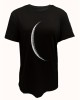 Women’s Moon Motif Tee – Soft Crew Neck, Short Sleeve Comfort – Stylish Springu002FSummer Casual Wear – PRYCUS MITCHELL INC