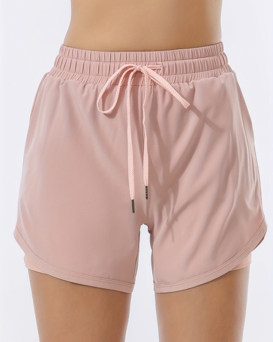 Quick-Dry, Stretchy High-Waist Yoga Shorts with Pocket: Durable, Comfort Fit Activewear for Summer – PRYCUS MITCHELL INC