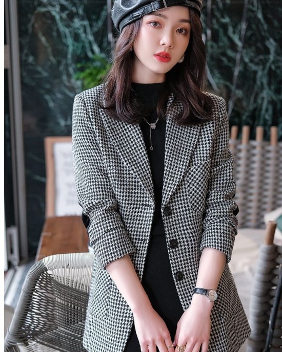 Temperament woolen coat business suit for women – PRYCUS MITCHELL INC