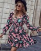 European style long sleeve autumn floral dress for women – PRYCUS MITCHELL INC