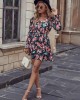 European style long sleeve autumn floral dress for women – PRYCUS MITCHELL INC