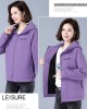 Purple spring and autumn hoodie hooded coat for women – PRYCUS MITCHELL INC