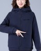 Purple spring and autumn hoodie hooded coat for women – PRYCUS MITCHELL INC