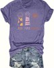 Women’s Cat Paw Print Tee – Comfy, Casual & Stretchy, Perfect for Springu002FSummer – Easy-Care Top – PRYCUS MITCHELL INC