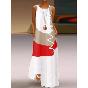 Casual Dress Boho Dress Long Dress Maxi Dress Blue Khaki Red Sleeveless Graphic Print Fall Spring Summer Crew Neck Fashion Daily Vacation Summer Dress 2023 S M L XL XXL 3XL 4XL 5XL – PRYCUS MITCHELL INC