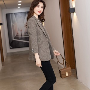 Korean style Casual coat fashion brown business suit – PRYCUS MITCHELL INC