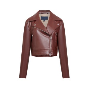 Crolenda Faux Leather Biker Jacket – PRYCUS MITCHELL INC